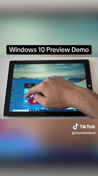 Windows 10 Preview Demo: A Nostalgic Journey