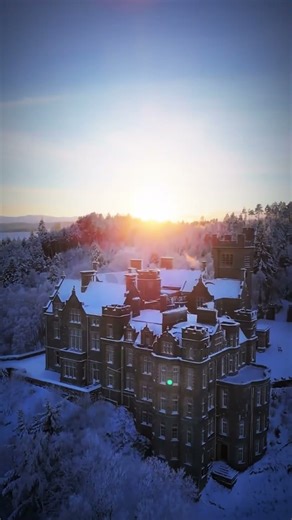 Snowfall Over the Scottish Highlands | Calm Winter Ambience