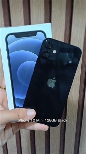 Simple & elegan iPhone 12 Mini Black 🖤✨128GB | PA/A ex iBox