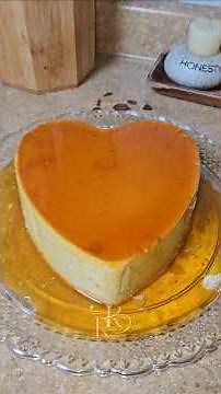 How to Make Creamy Heart Flan | Easy and Quick Recipe 🍮🤤
