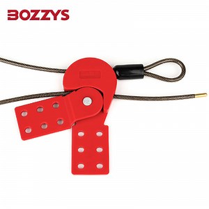 [Hot Item] Bozzys Stainless Steel Cable Lockout with Nylon Hasp