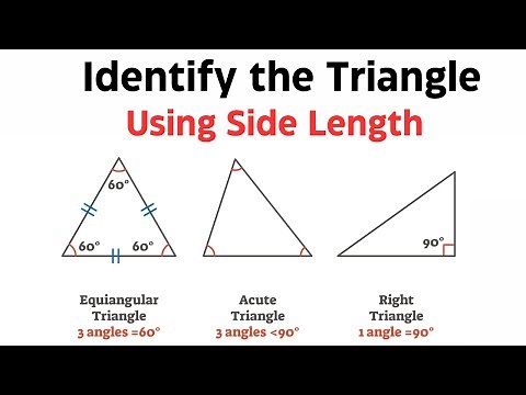 Identify a Right Triangle using Side Length