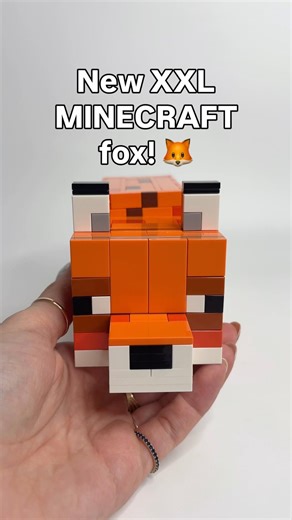 New XXL LEGO Minecraft buildable fox! 🦊 #legominecraft #minecraftfox #newlego #lego2026