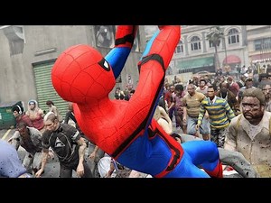 GTA 5 - SUPERHERO in a ZOMBIE Outbreak!