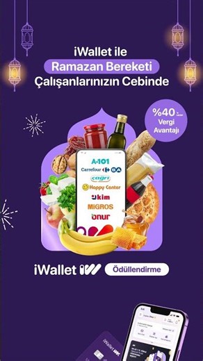 iWallet ile Ramazan Desteğini Başlatın