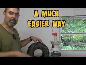 PITTSBURGH Mini-Tire Changer. Unboxing, Overview and How To Take A Tire On And Off with No Sweat!