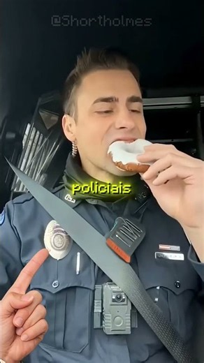 Why are American police officers associated with donuts? 🍩👮 #funfacts