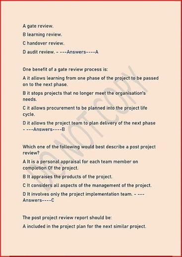 Apm Pfq Actual Exam Test Bank Questions And Verified Correct video