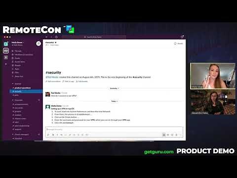 Guru - Product Demo - RemoteCon
