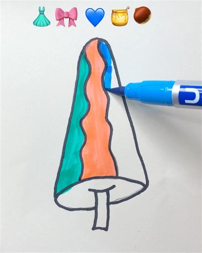 🫙🧊👛💙🍯🌰satisfying creative drawing #art #satisfyingvideo #satisfying #video #viral #creative #shorts