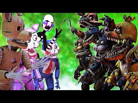 [SFM FNaF] Nightmare VR vs FNAC