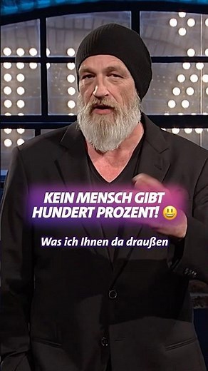 "Kein Mensch bringt 100 Prozent" 🤝 – Torsten Sträter bei Sträter | ARD Stand-Up