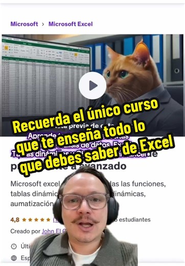 Curso completo de Excel: Aprende desde cero hasta pro