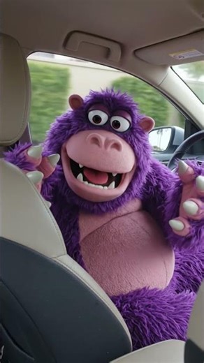 if you drive fast........ then watch this ! #monster #cartoon #grimace