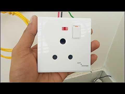 15 amp round socket connection || 15A round socket wiring