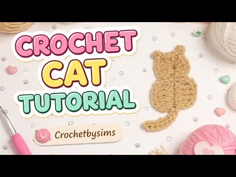 Crochet Cat | Tutorial | Easy and Quick | Beginners Friendly #crochet