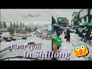 Snowfall in Shillong Meghalaya||first time snowfall in Shillong 2022