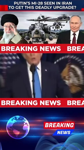 Putin's Mi-28 Attack Helicopter with Khrizantema-M in Iran