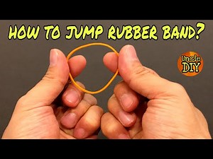 How to perform a magic with rubber band. Rubber band trick.