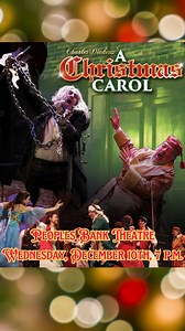 Check out this exclusive, behind-the-scenes video for A Christmas Carol Tour! 🤩🤩 Scotty Tomas, who plays Young Scrooge, shares with us some of the pre-show prep that goes into making A Christmas Carol such a magical production!🎄🎁 🌟See Scrooge, Tiny Tim, and the rest of the gang TONIGHT, December 10th at 7 p.m. 🎟Time is running out, get your tickets now at: peoplesbanktheatre.com | Peoples Bank Theatre