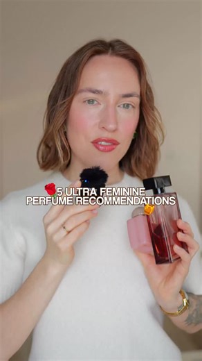 Eglé | welcome to my scented diary on Instagram: "5 ultra feminine fragrance recommendations 🌹🍯 There are those type of scents that just instantly give feminine, womanly and magnetic. I personally find that many of those are denser floral compositions with honey/leather/musk facets. These are my 5 recommendations but, of course, I have more. This will be in part ll 🤎 Feminine scents mentioned: @initioparfumsprives Atomic Rose @ellakparfumsparis Ghibli* @amouageofficial Guidance @narciso_rodri