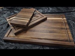 DIY Walnut Cutting Boards and Cheese Slicer