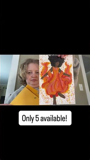 ORIGINAL Splatter Paint Girl paintings now on sale!