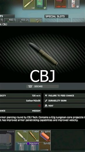This is .300 Blackout CBJ (New Ammo) - Escape From Tarkov