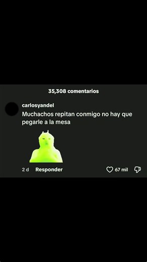 No hay que pegarle a la mesa: ¡La mesa tiene sentimientos!