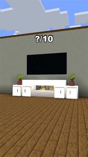 Minecraft Easy Modern Tv 🖥️ #shorts