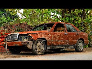 Mercedes car restoration after 37 years of being abandoned ( PART 2 ) | Restore and rebuild Mercedes