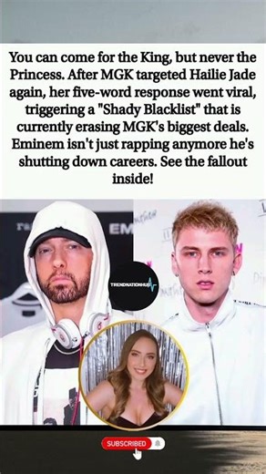 🎤 Eminem & MGK The Real History of Their Beef #fyp #viral #Eminem #MGK #HipHopHistory#viral #fypage