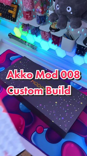 Custom Akko Keyboard Build with Echo MUD 008 - Unboxing and Overview
