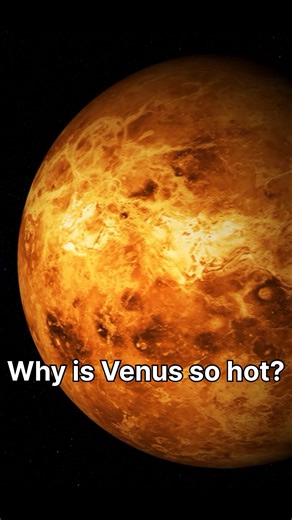 Why is Venus so hot?#why #venus #theansweringman #space #triviatricks #science