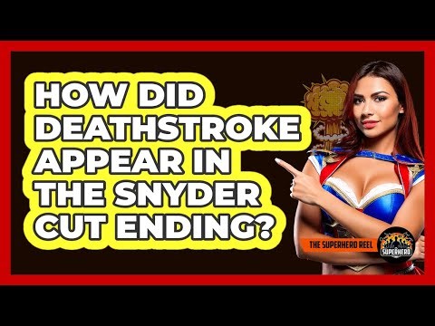 How Did Deathstroke Appear In The Snyder Cut Ending?