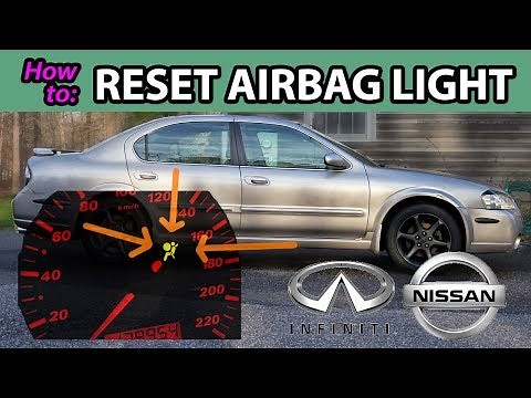 How to reset an airbag light | No tools required Nissan Maxima and Infiniti Vehicles