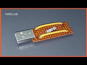 USB Light Using Flexible Filament LED