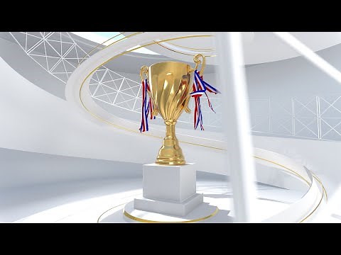 Trophy Animation | Broadcast Design | Opener Design | Cinema 4D | Demo