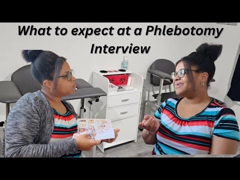 What to expect at a phlebotomy interview