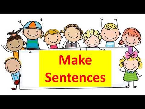 CLASS 2 - ENGLISH- Make Sentences