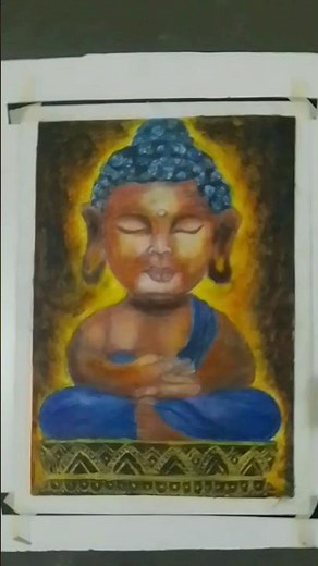 Simple Buddha Drawing Tutorial: Create a Peaceful Artwork Step-by-Step#artwork#viraldrawing