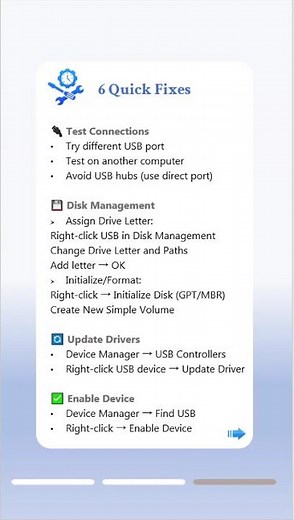 USB Not Showing Up When Plugged In? Simple Fixes That Work!#usb