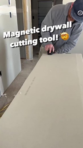 1M views · 4.8K reactions | Magnetic drywall cutting tool - blades on both sides. What do you think? You can do straight, curves, whatever shape you want! | Drywall Shorty | Facebook