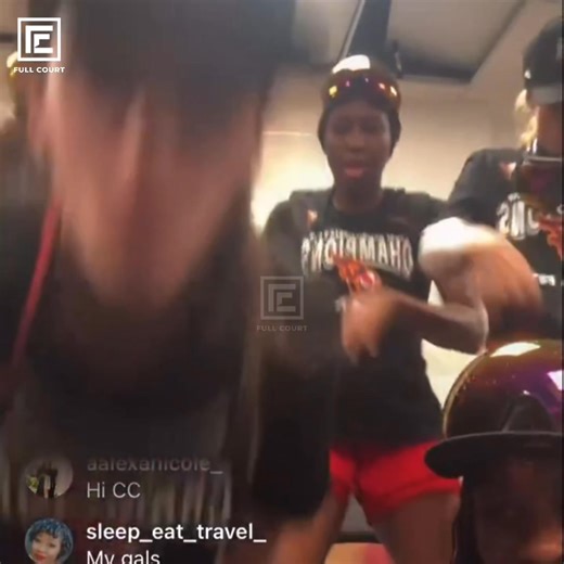 Sophie Cunningham twerking after winning the Cup 😭 | Full Court