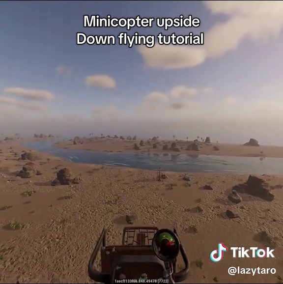 Minicopter Flying Tutorial in Rust Game