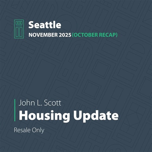 The 2026 housing market is already taking shape, with home prices adjusting and interest rates significantly dropping from their respective spring 2025 highs. The anticipated re-opening of the government is expected to boost buyer activity and market momentum. For buyers, the best selection of homes is available now before the winter market takes full effect. Read the rest of the update here: seattle.johnlscotthousingupdate.com | John L. Scott Real Estate