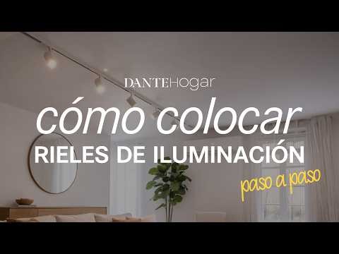 Así se instalan los rieles de iluminación en casa (paso a paso real)
