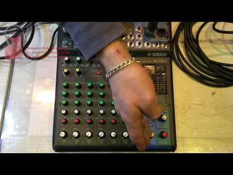 Démonstration table mixage Yamaha MG10 MG82CX