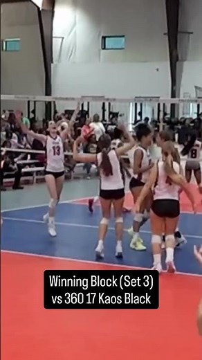 GAME WINNING BLOCK 🏐 | Texas Classic 17 Open Gold #clubvolleyball #volleyballhighlights #classof2027
