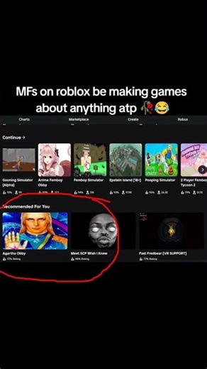 ppl on roblox be making games about anything #fyp #roblox #meme #funny #gaming #elephantintheroom